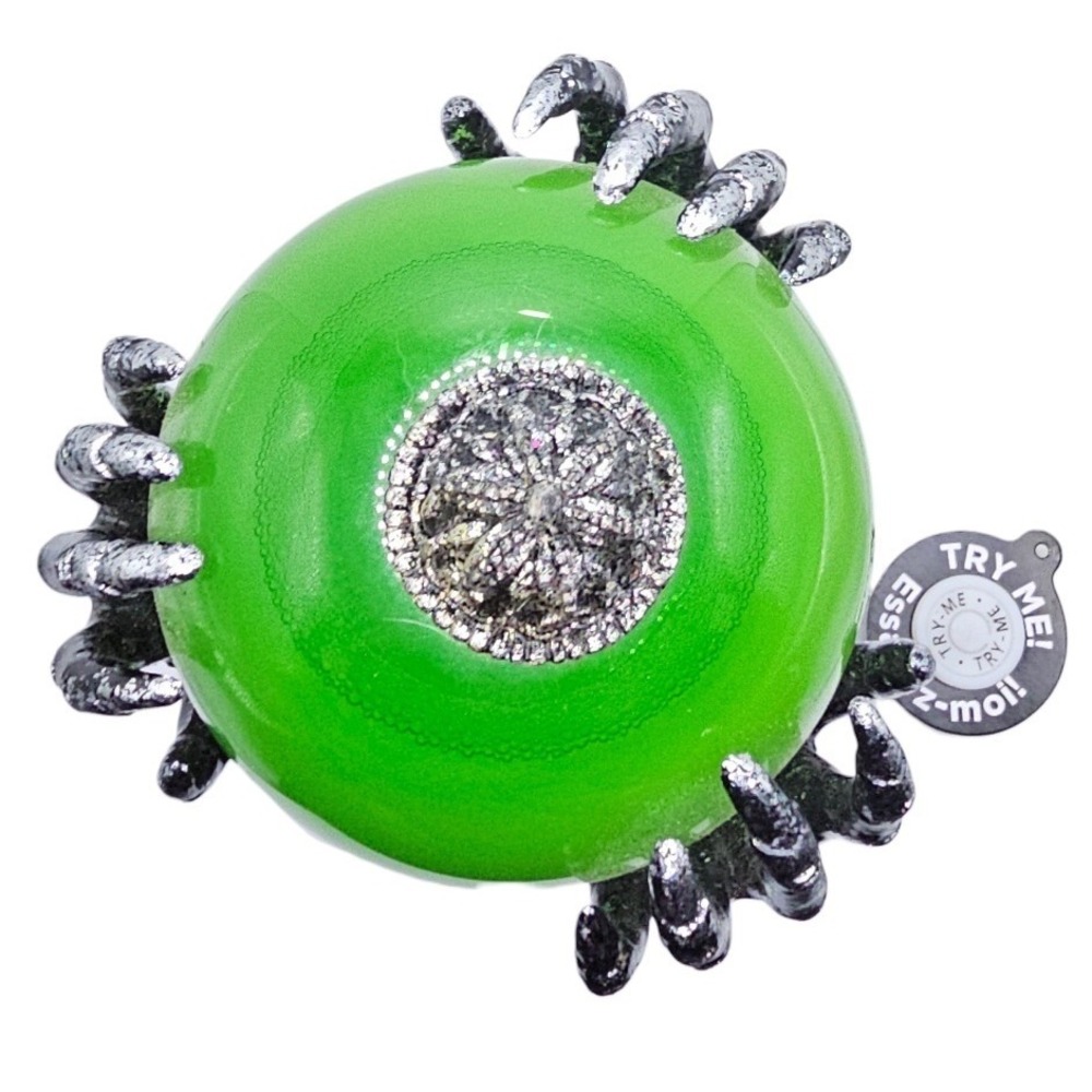 Martha Stewart Animated Green Crystal Ball on Skull Stand Motion Sound Decor EUC - Picture 5 of 8